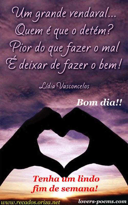 Bom fim de semana! (aguarde carregar a imagem)