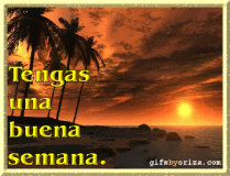 Buena semana...
