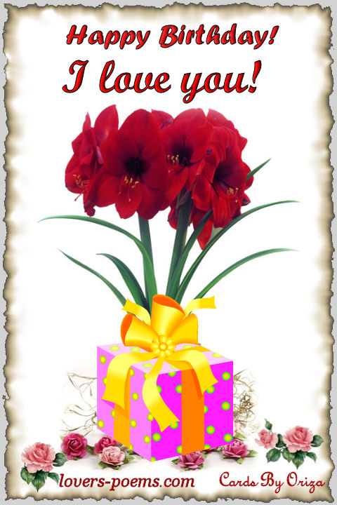 Happy Birthday, my love!