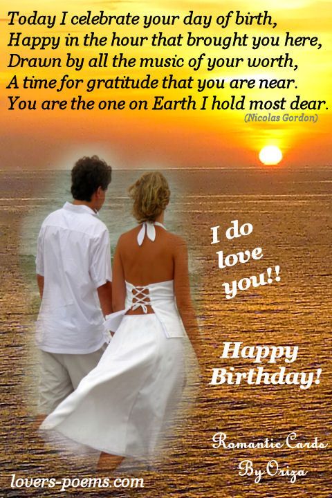 Happy Birthday, my love!