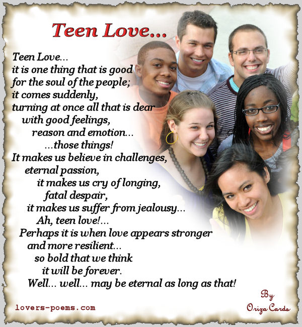 Love Teen Poems 109