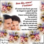 Bon dia, amor, t'estimo
