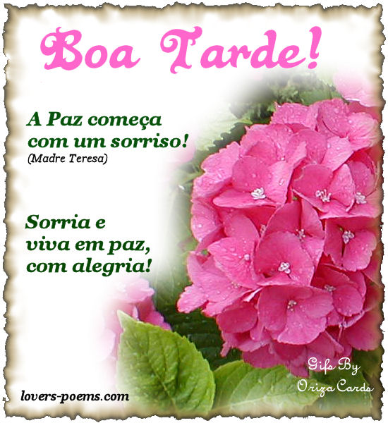 Boa tarde