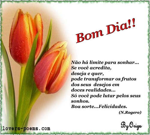 Bom dia!!