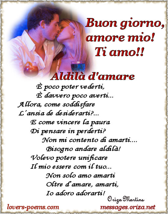Buon Giorno, Amore!