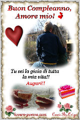 Felice compleanno, amore mio!