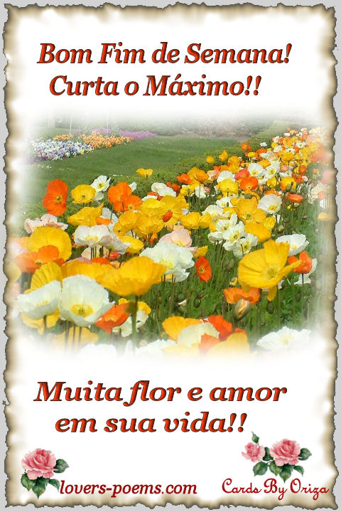 Bom fim de semana