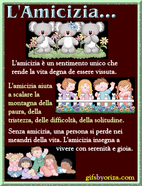 Messaggio d'amicizia