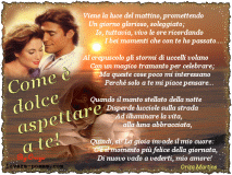 Come  dolce aspettare a te...