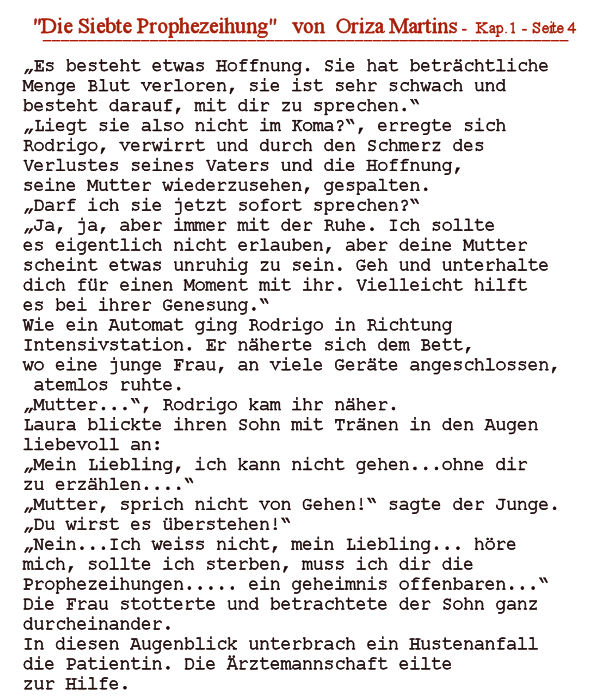 Die Siebte Prophezeihung von Oriza Martins     