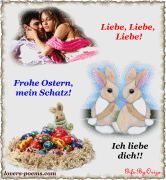 Frohe Ostern, mein Schatz!