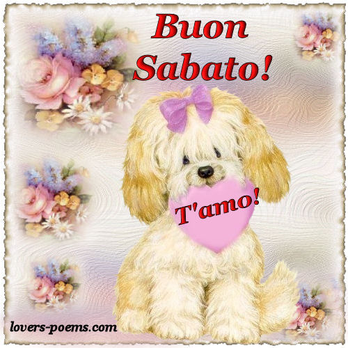 Buon Sabato!