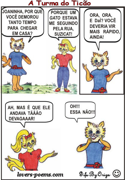 Humor - quadrinhos - A Turma do Tic�o
